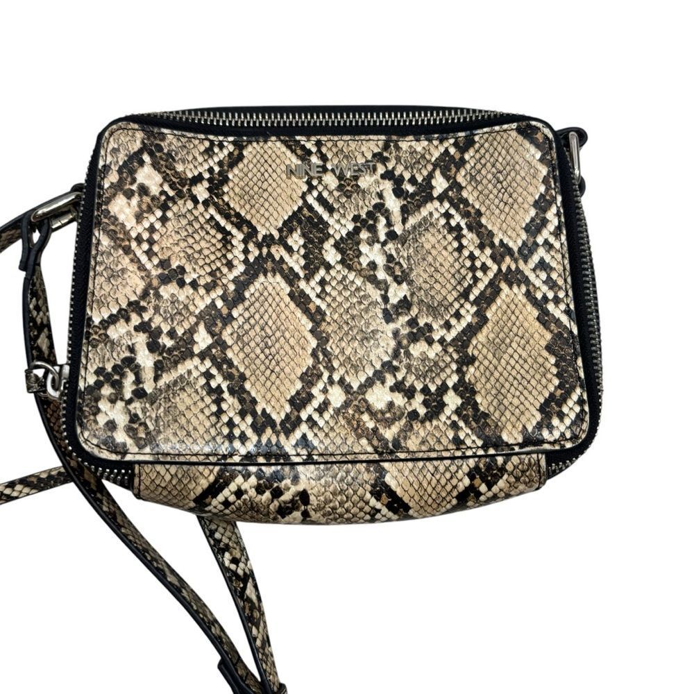 Nine West Faux‎ Snakeskin Crossbody Bag
